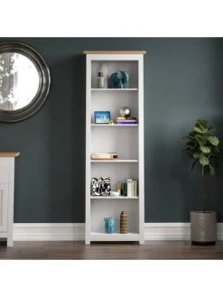 Vida Designs Arlington 5 Tier Bookcase - White -FurniHaven Shop RWQXL SQ7 0000000013 WHITE DGy