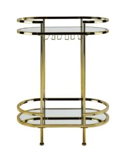 Very Home Aruba New Drinks Trolley -FurniHaven Shop RXR7W SQ2 0000000036 GOLD SLf