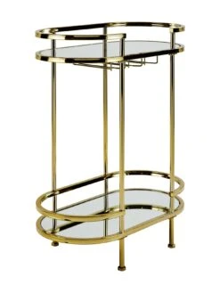 Very Home Aruba New Drinks Trolley -FurniHaven Shop RXR7W SQ3 0000000036 GOLD SLd