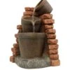 Streetwize Solar Water Feature - Bricked Wall -FurniHaven Shop T3ALP SQ1 0000000029 MULTI SLf