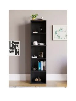 Vida Designs Oxford 5 Tier Cube Bookcase -FurniHaven Shop T3LJE SQ3 0000000004 BLACK SLa