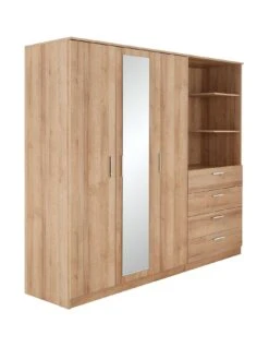 Everyday Panama 3 Door, 4 Drawer Combi Wardrobe - FSC® Certified -FurniHaven Shop T3XDE SQ3 0000000006 OAK SLa