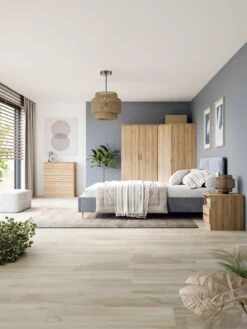 Everyday Panama 3 Door, 4 Drawer Combi Wardrobe - FSC® Certified -FurniHaven Shop T3XDE SQ5 0000000006 OAK SLd1