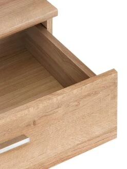 Everyday Panama 3 Drawer Wide Bedside Cabinet - FSC® Certified -FurniHaven Shop T3XDF SQ4 0000000006 OAK SLd