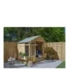 FOREST 8x6FT - Oakley Summerhouse - Overlap Pressure Treated -FurniHaven Shop T4U49 SQ1 0000000099 N A SLf