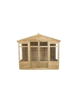 FOREST 8x6FT - Oakley Summerhouse - Overlap Pressure Treated -FurniHaven Shop T4U49 SQ2 0000000099 N A SLd
