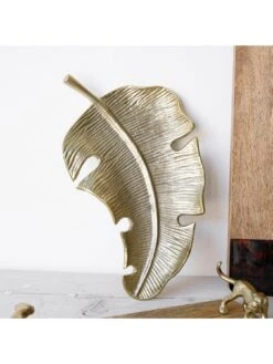 Maxwell & Williams Artesa Brass Leaf Serving Platter 10 Maxwell & Williams Artesa Brass Leaf Serving Platter -FurniHaven Shop TAFQH SQ2 0000000651 BRASS SLd