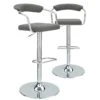 Everyday Pair Of Texas Bar Stools -FurniHaven Shop TDRC9 SQ1 0000000005 GREY SLf