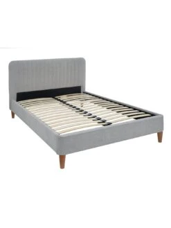 Very Home Brook Fabric Bed Frame With Mattress Options (Buy And SAVE!) -FurniHaven Shop TKTMH SQ3 0000000005 GREY SLd