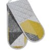 Catherine Lansfield Larsson Geo Double Oven Glove In Ochre 1 Catherine Lansfield Larsson Geo Double Oven Glove In Ochre -FurniHaven Shop TLM4K SQ1 0000001323 OCHRE SLf