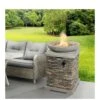 Teamson Home Gas Fire Pit Stone With Lava Rock -FurniHaven Shop TM7FJ SQ1 0000000088 NO COLOR SLf