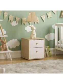 Vida Designs Neptune 2 Drawer Bedside Table