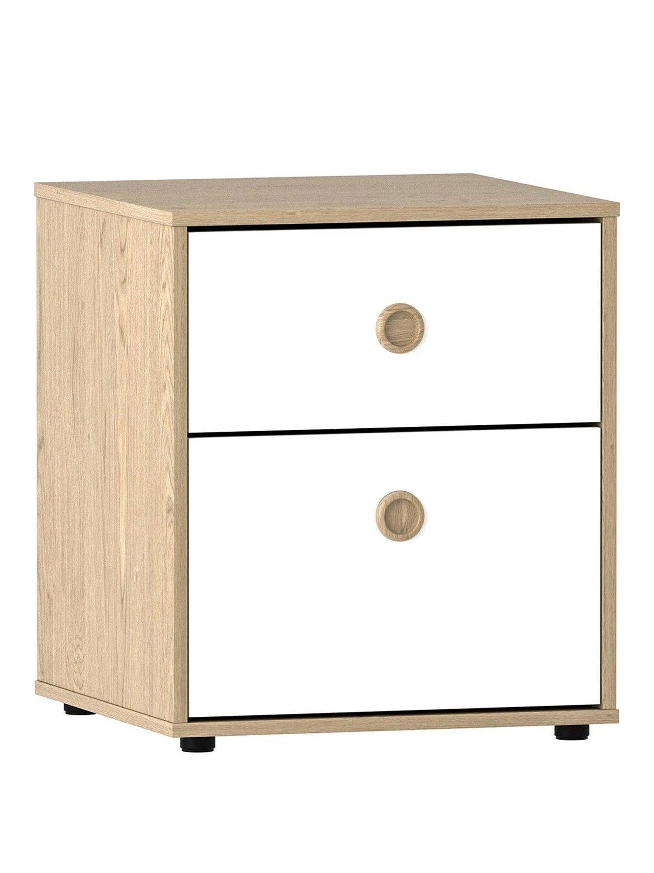 Vida Designs Neptune 2 Drawer Bedside Table 4 Vida Designs Neptune 2 Drawer Bedside Table - Image 2