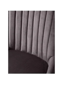 Very Home Pair Of Alisha Standard Black Legged Dining Chairs - Charcoal/Black -FurniHaven Shop TQM4T SQ3 0000000549 CHARCOAL BLACK SLf