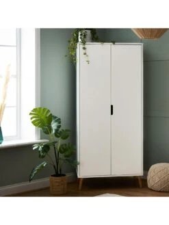 Obaby Maya Mini 3 Piece Room Set - White/Natural -FurniHaven Shop TTEJR SQ5 0000000013 WHITE SLd1