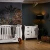 Obaby Stamford Luxe 2-Piece Nursery Furniture Room Set - White -FurniHaven Shop TTEJX SQ1 0000000013 WHITE SLf