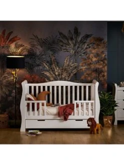 Obaby Stamford Luxe 2-Piece Nursery Furniture Room Set - White -FurniHaven Shop TTEJX SQ6 0000000013 WHITE SLd1