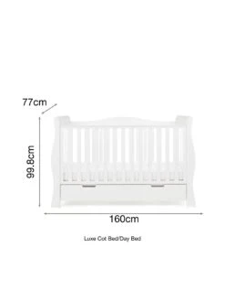 Obaby Stamford Luxe 2-Piece Nursery Furniture Room Set - White -FurniHaven Shop TTEJX SQ7 0000000013 WHITE DGy1