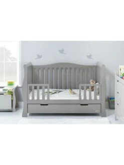 Obaby Stamford Luxe 3-Piece Nursery Furniture Room Set - Warm Grey -FurniHaven Shop TTEK4 SQ2 0000000005 GREY RSr