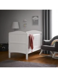 Obaby Whitby Cot Bed & Cot Top Changer - White -FurniHaven Shop TTEKN SQ2 0000000013 WHITE RSr