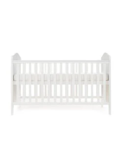 Obaby Whitby Cot Bed & Cot Top Changer - White -FurniHaven Shop TTEKN SQ4 0000000013 WHITE SLd