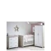 Obaby Nika Mini 3-Piece Room Set - Grey Wash/White -FurniHaven Shop TTEKQ SQ1 0000000361 WHITE GREY SLf