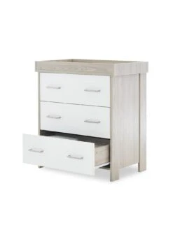 Obaby Nika 3-Piece Room Set - Grey Wash/White -FurniHaven Shop TTEKX SQ6 0000000361 WHITE GREY SLd2