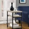 Dorel Home Elmwood End Table -FurniHaven Shop TU44C SQ1 0000006131 GREY OAK RSr