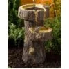 Smart Solar Tree Trunk Solar On Demand Water Feature -FurniHaven Shop TVA7K SQ1 0000000088 NO COLOR SLf