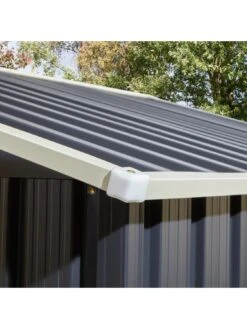 Rowlinson Trentvale 10 X 8 Ft Metal Apex Shed - Dark Grey -FurniHaven Shop TVNGA SQ6 0000000088 NO COLOR SLd4