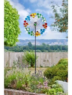 Smart Solar Harlequin Solar LED Wind Spinner -FurniHaven Shop TVTL6 SQ2 0000000099 N A SLd