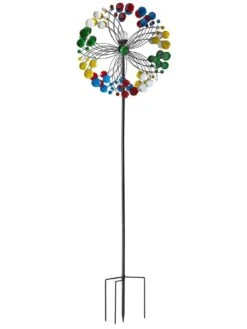 Smart Solar Harlequin Solar LED Wind Spinner -FurniHaven Shop TVTL6 SQ4 0000000099 N A SLd2