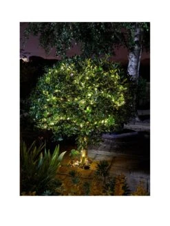 Smart Solar Firefly String Lights - 50 LEDs (Warm White)