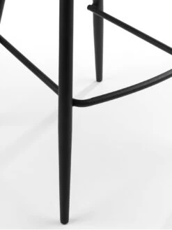 Julian Bowen Soho Faux Leather Barstool - Black -FurniHaven Shop TWMLF SQ5 0000000004 BLACK SLd1