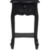 LPD Furniture Antoinette 1 Drawer Nightstand -FurniHaven Shop TWMQX SQ1 0000000004 BLACK SLf
