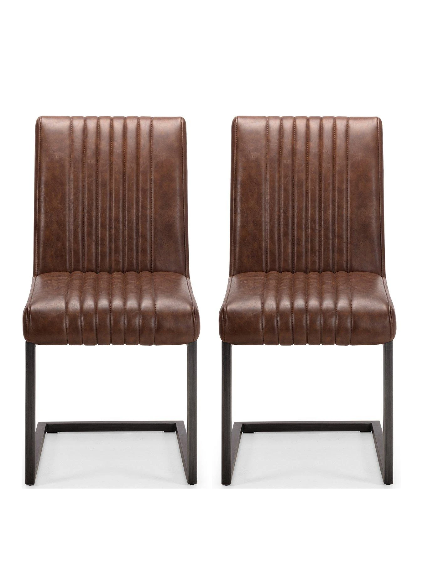 Julian Bowen Brooklyn Pair Of Dining Chairs 4 Julian Bowen Brooklyn Pair Of Dining Chairs - Image 2