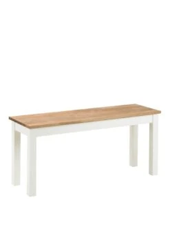 Julian Bowen Coxmoor Solid Oak Bench -FurniHaven Shop TX4DC SQ3 0000000010 WHITE OAK SLa