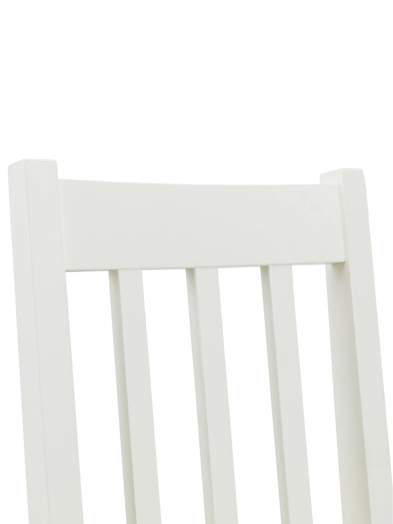 Julian Bowen Coxmoor Set Of 2 Solid Oak Dining Chairs - Ivory 6 Julian Bowen Coxmoor Set Of 2 Solid Oak Dining Chairs - Ivory - Image 4