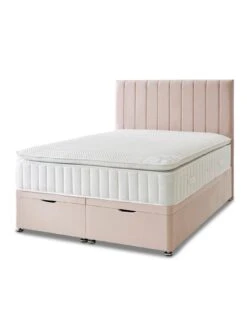 Shire Beds Liberty 1000 P/top Ottoman Dbl Divan -FurniHaven Shop TY4VM SQ4 0000000591 BLUSH SLd1