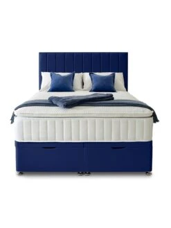 Shire Beds Liberty 1000 P/top Ottoman King Divan -FurniHaven Shop TY4WD SQ2 0000000048 NAVY RSr