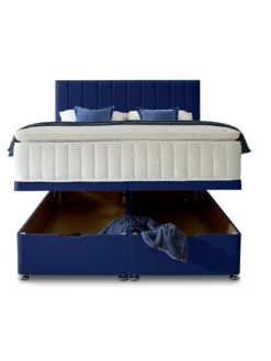 Shire Beds Liberty 1000 P/top Ottoman King Divan -FurniHaven Shop TY4WD SQ4 0000000048 NAVY SLd1