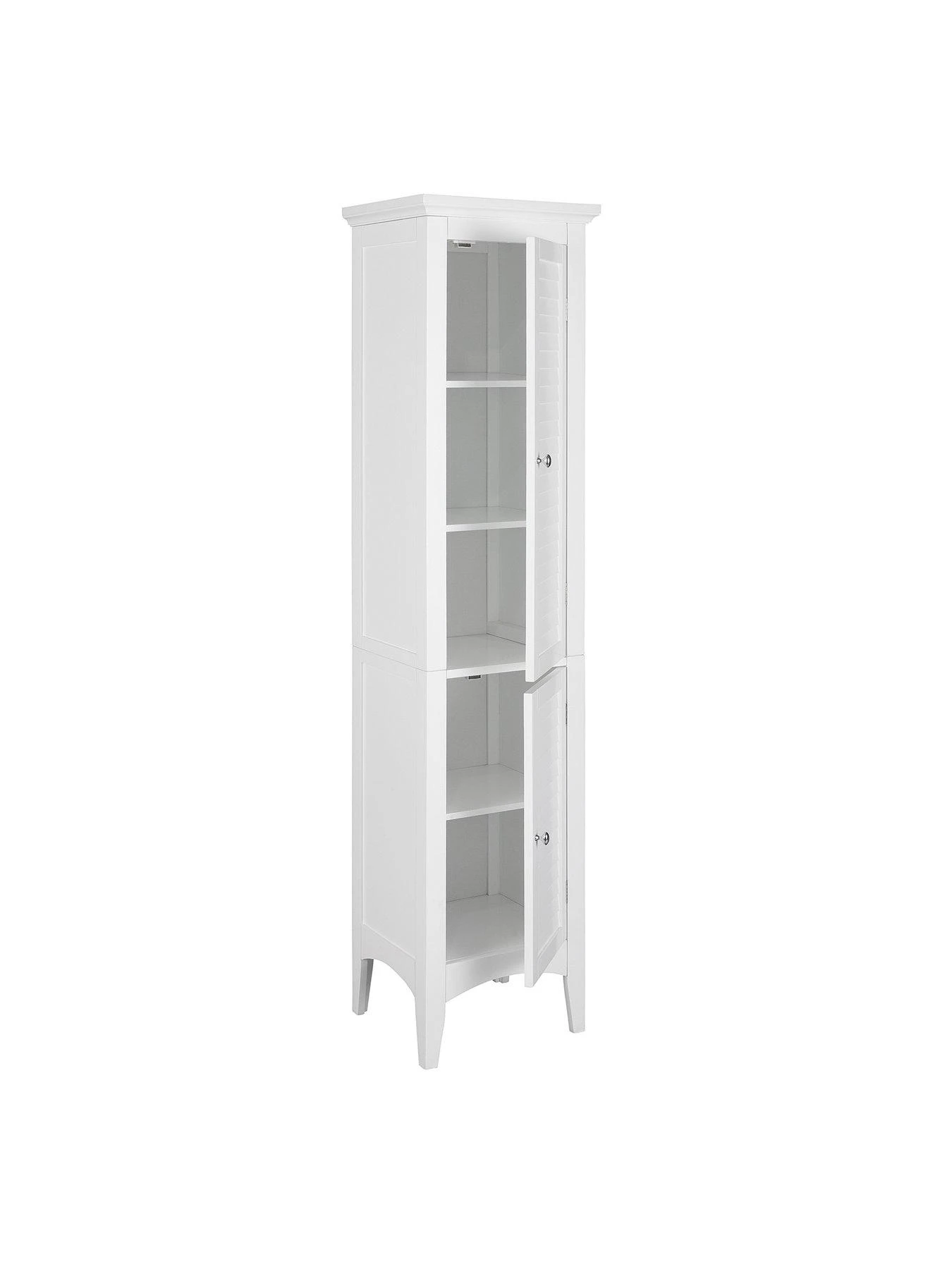 Teamson Home Glancy 2 Door Tall Storage Cabinet 6 Teamson Home Glancy 2 Door Tall Storage Cabinet - Image 4