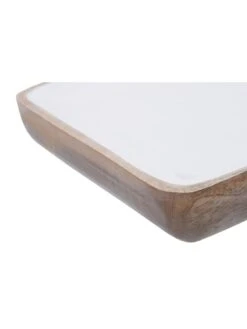 Premier Housewares Kara Mango Wood Large Serving Dish -FurniHaven Shop TYMXW SQ4 0000008606 NATURAL WHITE SLd2