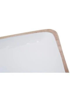 Premier Housewares Kara Mango Wood Large Serving Dish -FurniHaven Shop TYMXW SQ5 0000008606 NATURAL WHITE SLd3