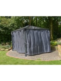 Canopia By Palram Square Gazebo Curtain Set (Gazebo Not Included) -FurniHaven Shop U3GWH SQ3 0000000099 N A SLd1