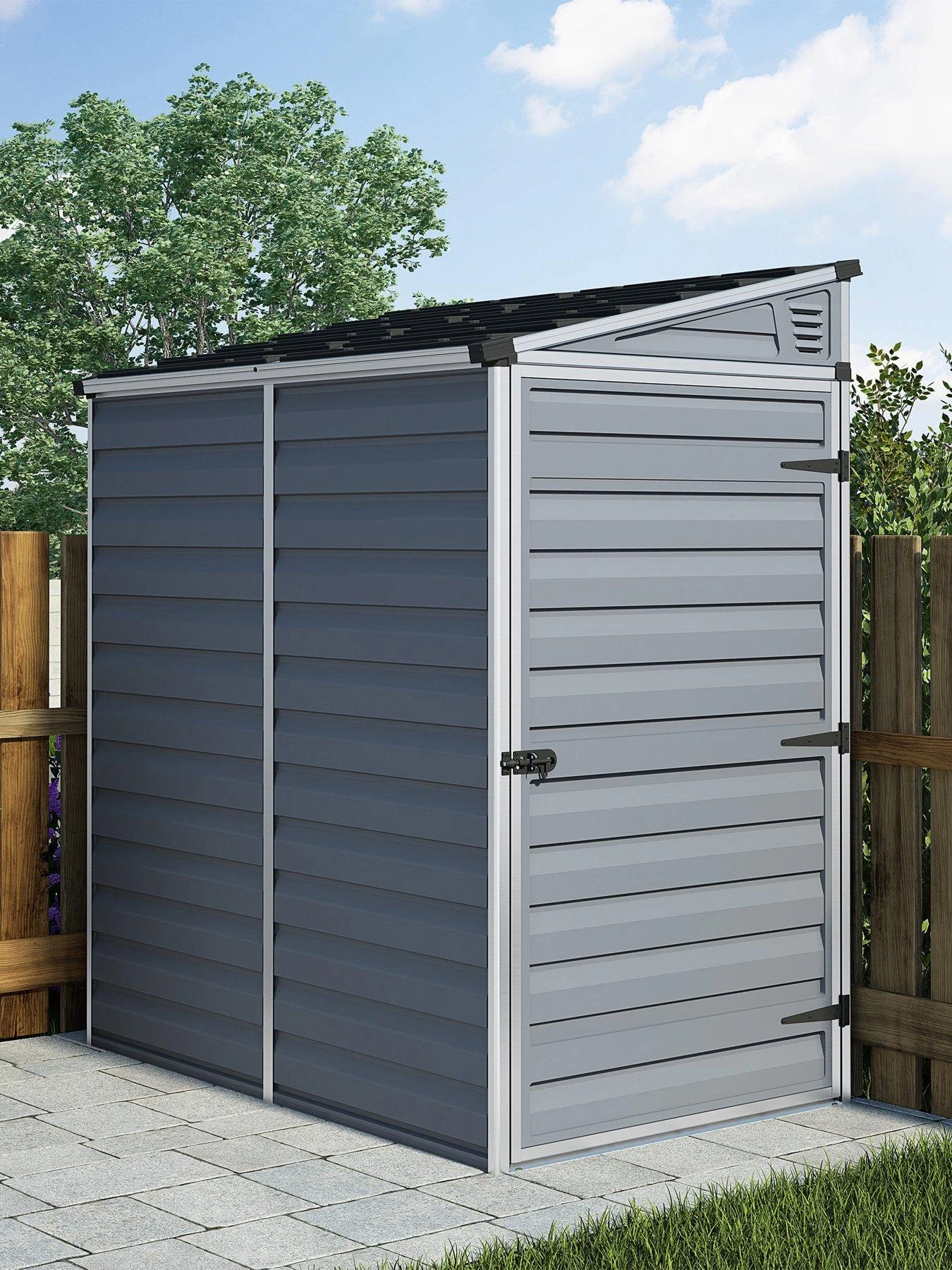 Canopia By Palram Skylight Shed Pent 4X6 4 Canopia By Palram Skylight Shed Pent 4X6 - Image 2