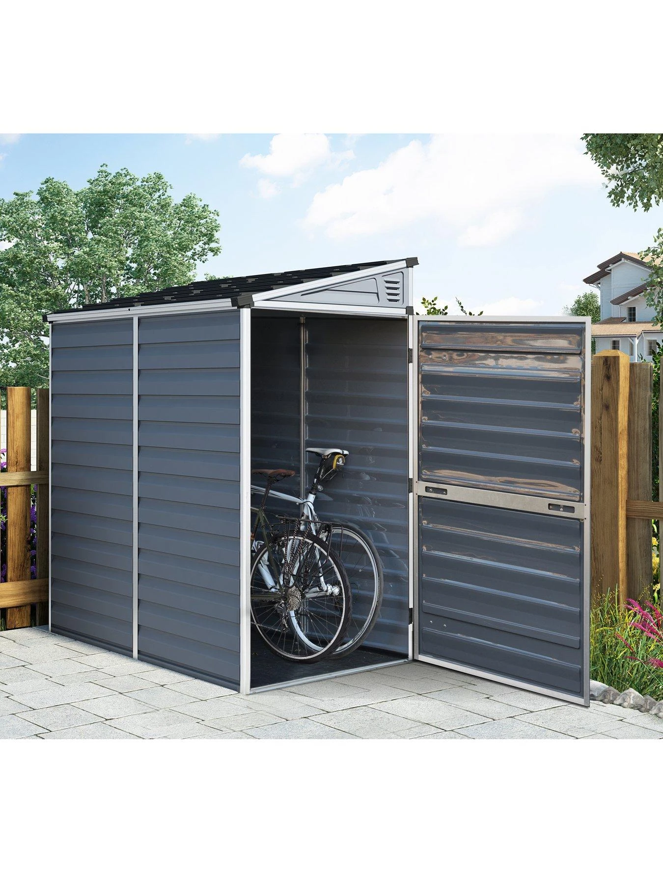 Canopia By Palram Skylight Shed Pent 4X6 5 Canopia By Palram Skylight Shed Pent 4X6 - Image 3