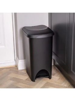 Addis Plastic Family Pedal Bin -FurniHaven Shop U3QAP SQ2 0000000004 BLACK SLd