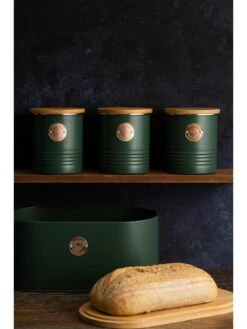 Typhoon Living Bread Bin – Green -FurniHaven Shop U3RNH SQ2 0000000047 GREEN SLd