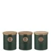 Typhoon Living Tea, Coffee And Sugar Storage Canisters – Green -FurniHaven Shop U3RNM SQ1 0000000047 GREEN SLf
